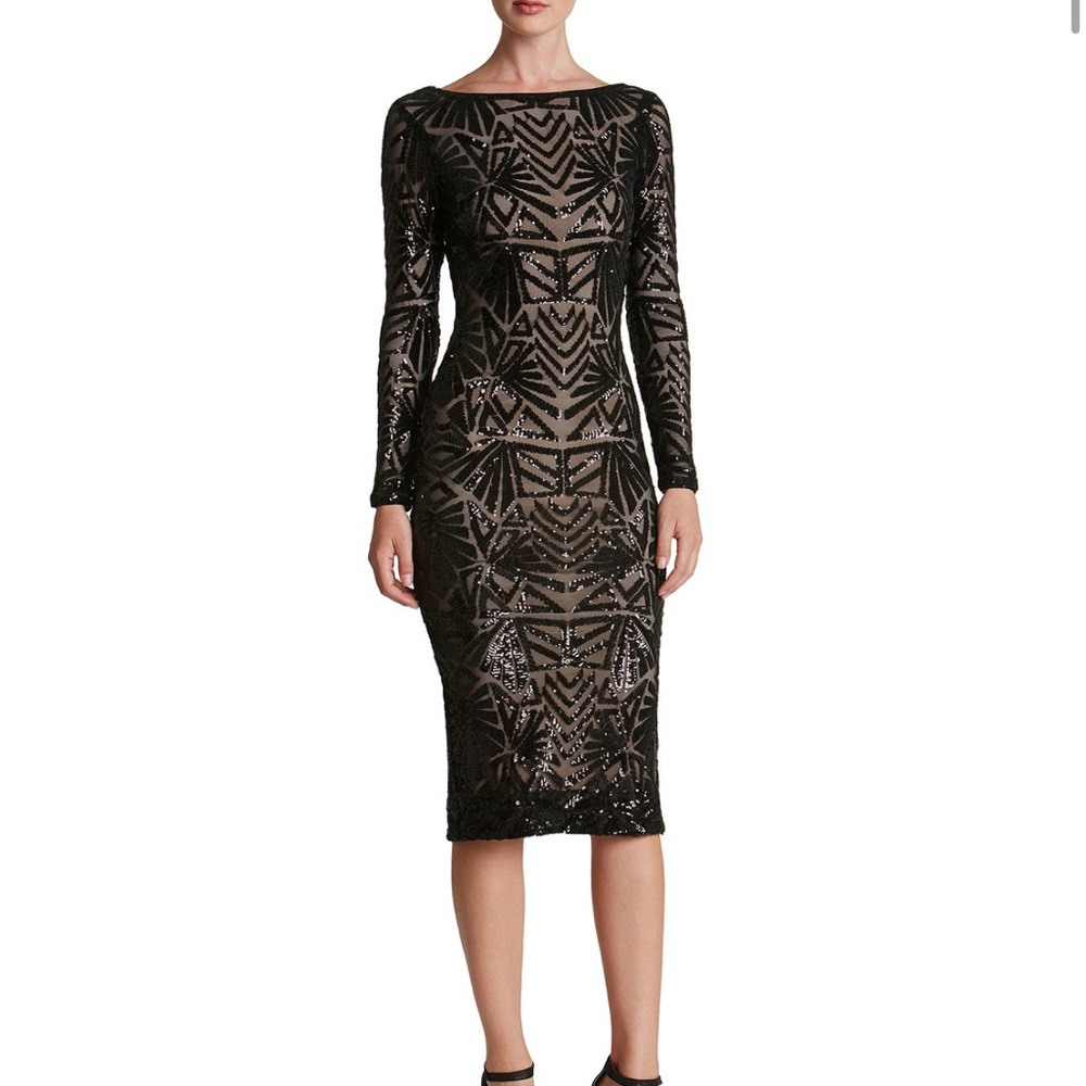 NWT Dress the Population Emery Sequin Dress